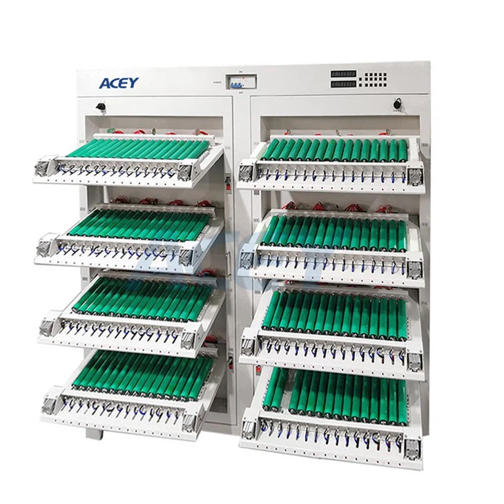 5V 20A 256 Channels เครื่องคัดเกรดความจุเซลล์ทรงกระบอก